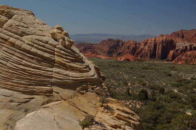 Looking south from White Rocks